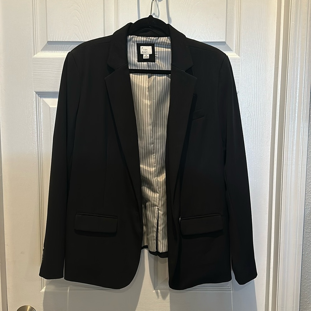 Women's Blazer - A New Day™ Black - size 14